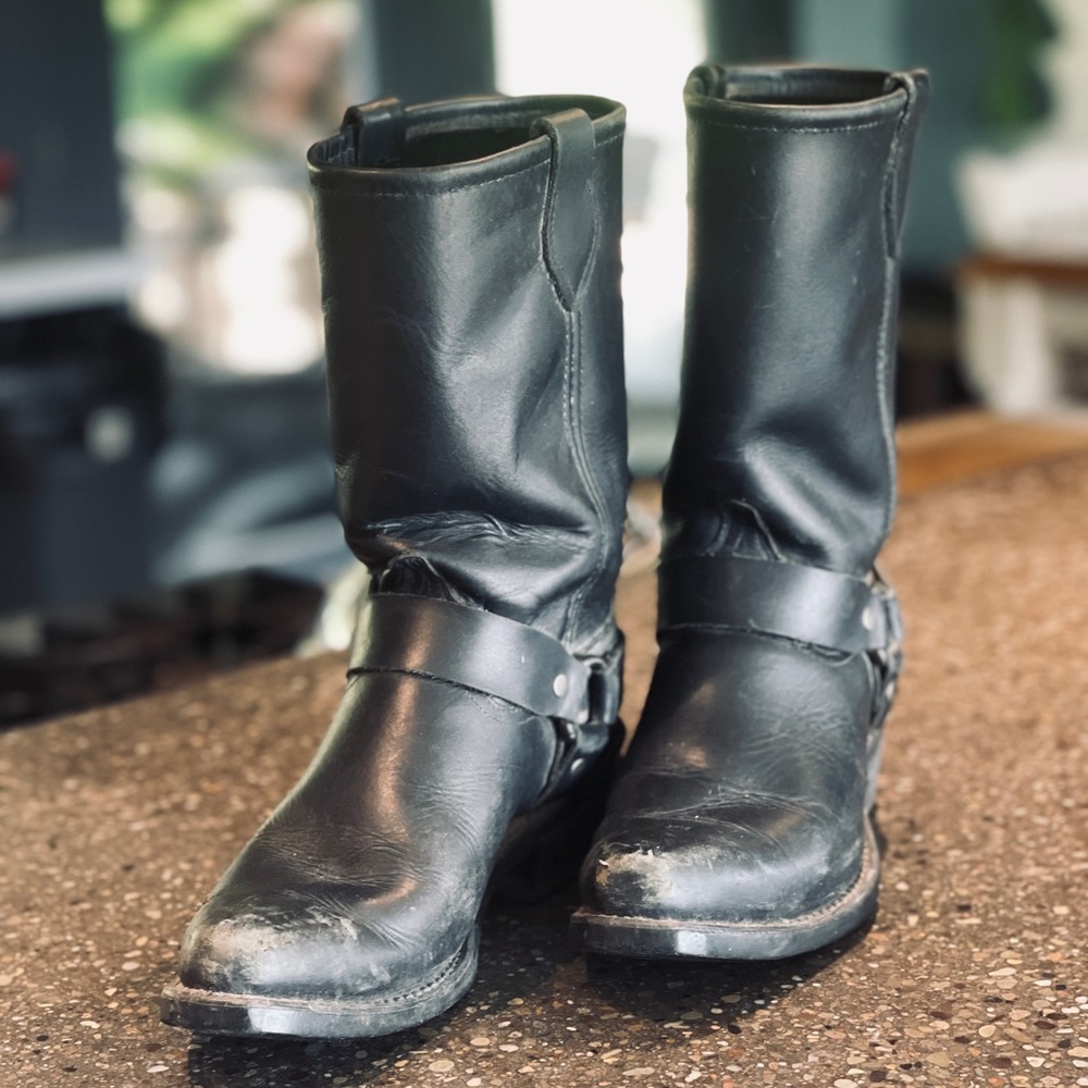 Frye Boots, Black, Mid-calf